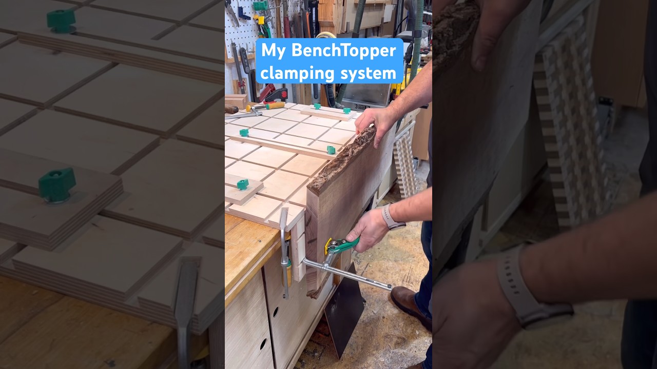 My bench top clamping solution using the MicroJig dovetail clamps # ...