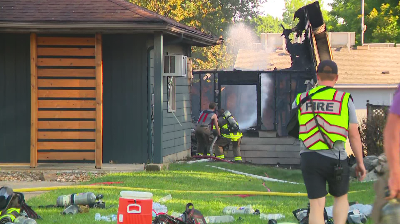 Pella home unlivable after fire spreads from garage