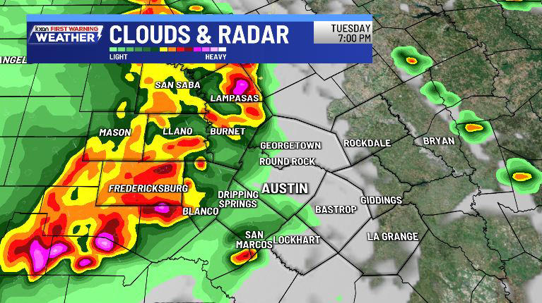 Stronger storms and heavy rain arrive later Tuesday