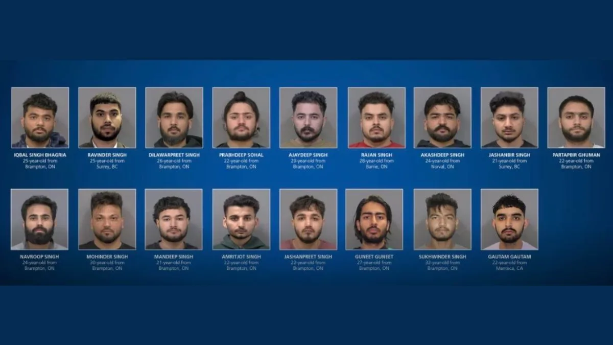 Punjabi youths among 17 held in Canada extortion case