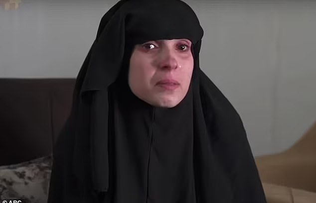 Nesrine Zahab is expected to be among the four women and six children who are due to land in Sydney at 5.30pm on Tuesday