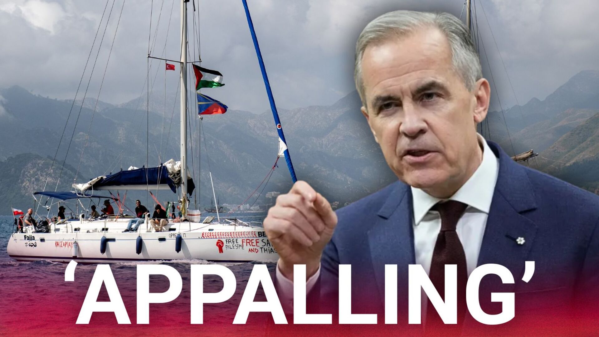 Mark Carney blasts 'appalling' treatment of Gaza flotilla activists in ...