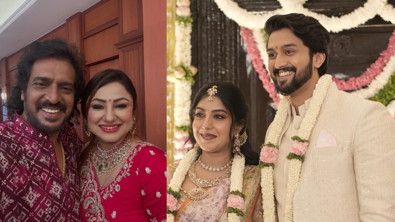 Niranjan Sudhindra-Dr Sanjana Raj engagement photos: Wedding bells ring ...