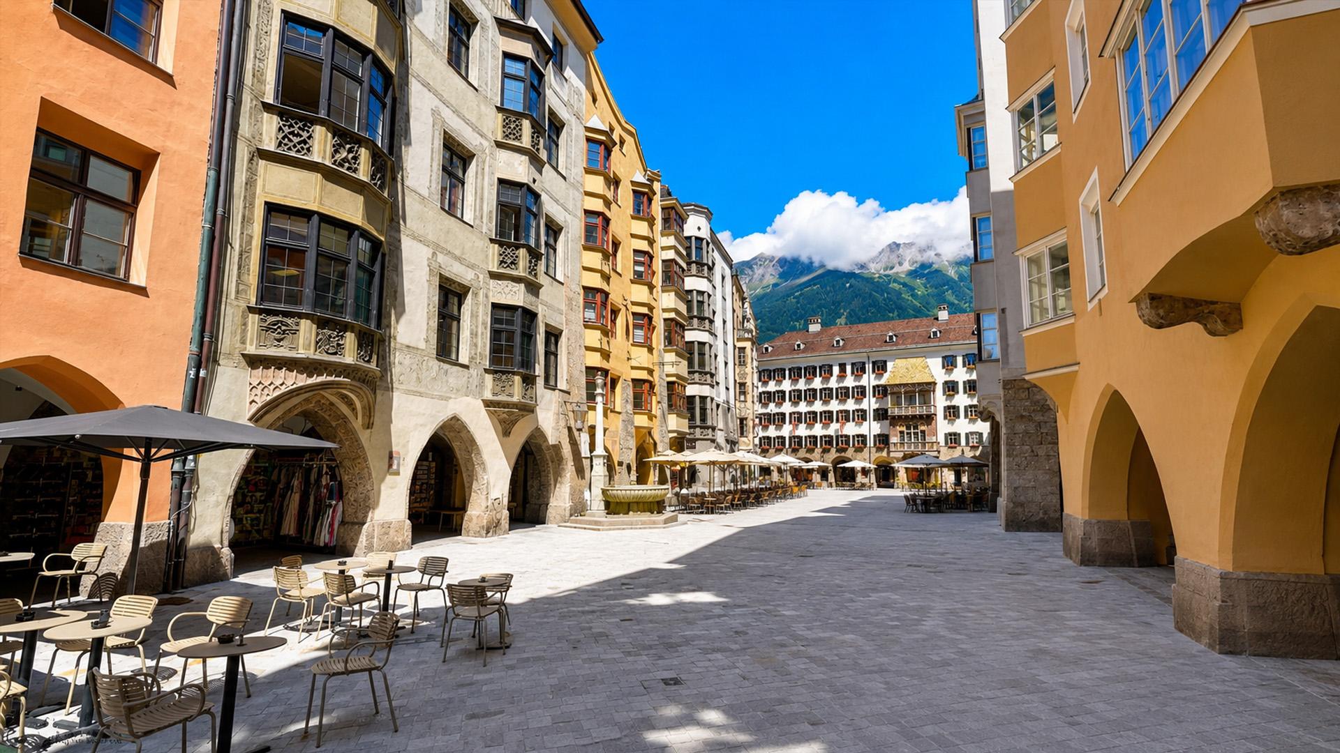 Geniet van een zomerse wandeling door Innsbruck, Oostenrijk (4K)