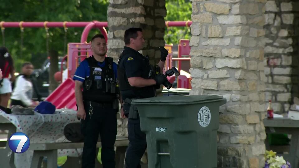 Woman taken to hospital after shooting at local park