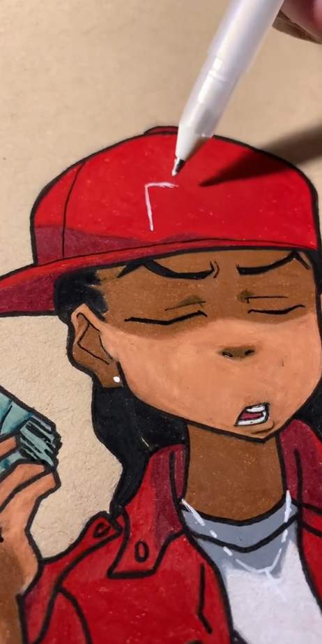 Riley Freeman Sketch Art Boondocks Character Drawing Style