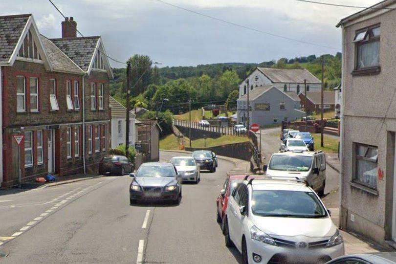 Motorcyclist in hospital after crashing into wall