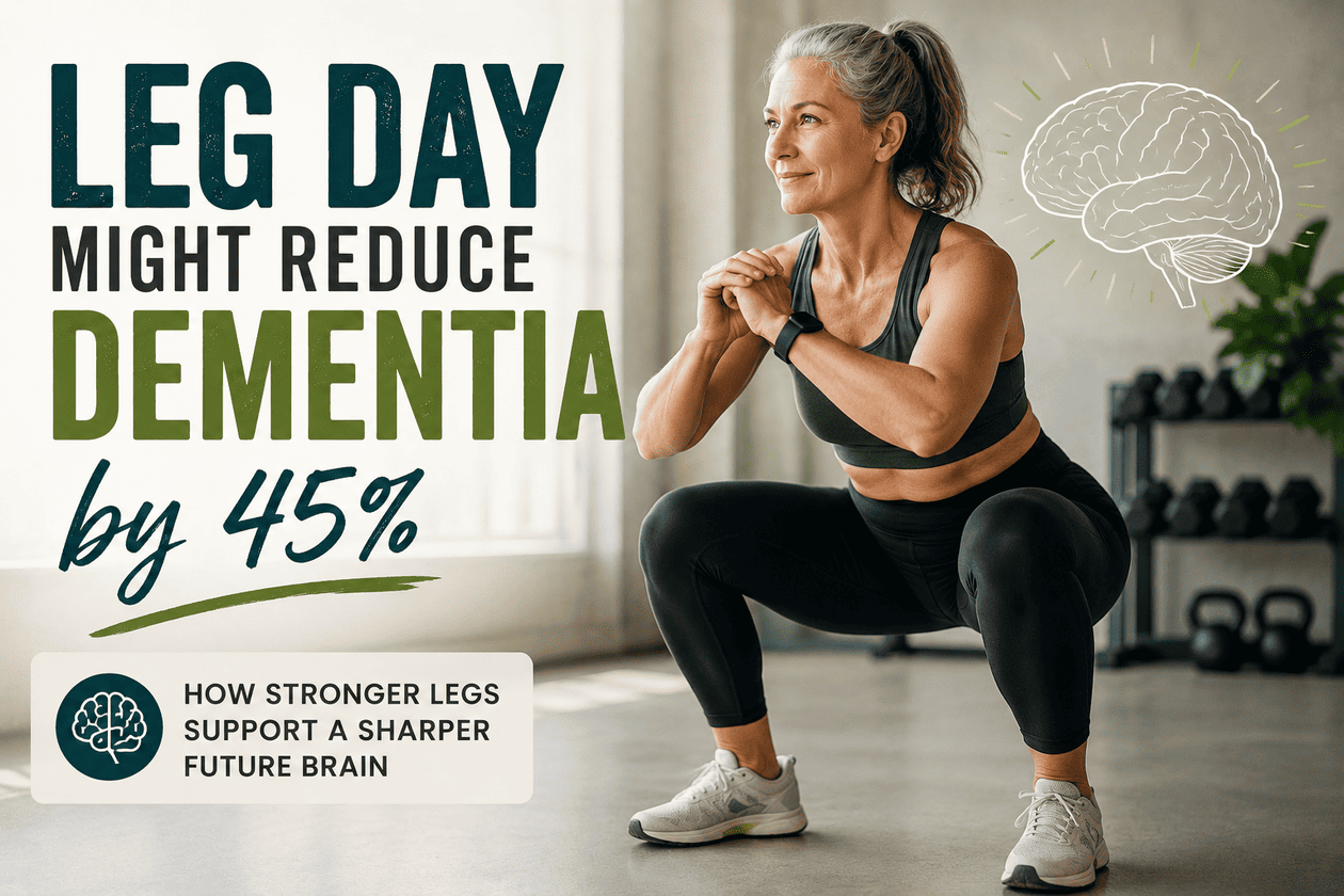 Leg day might reduce dementia risk by 45%