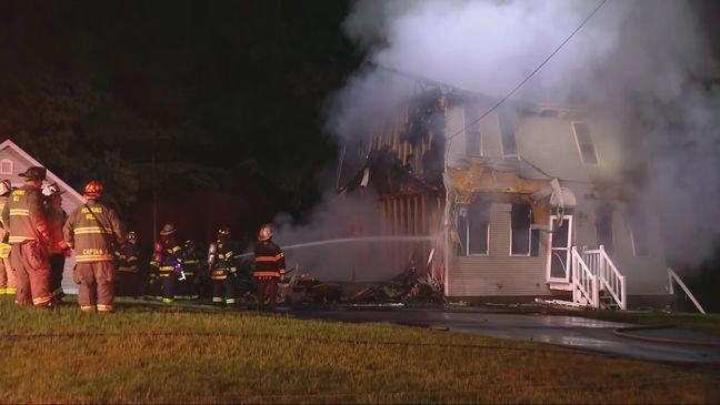 Early morning fire heavily damages home in Scituate