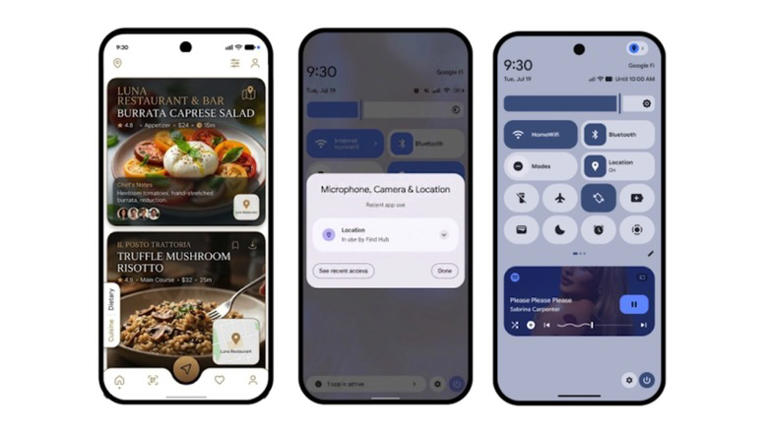 Why there's a blue dot on your Android phone's screen