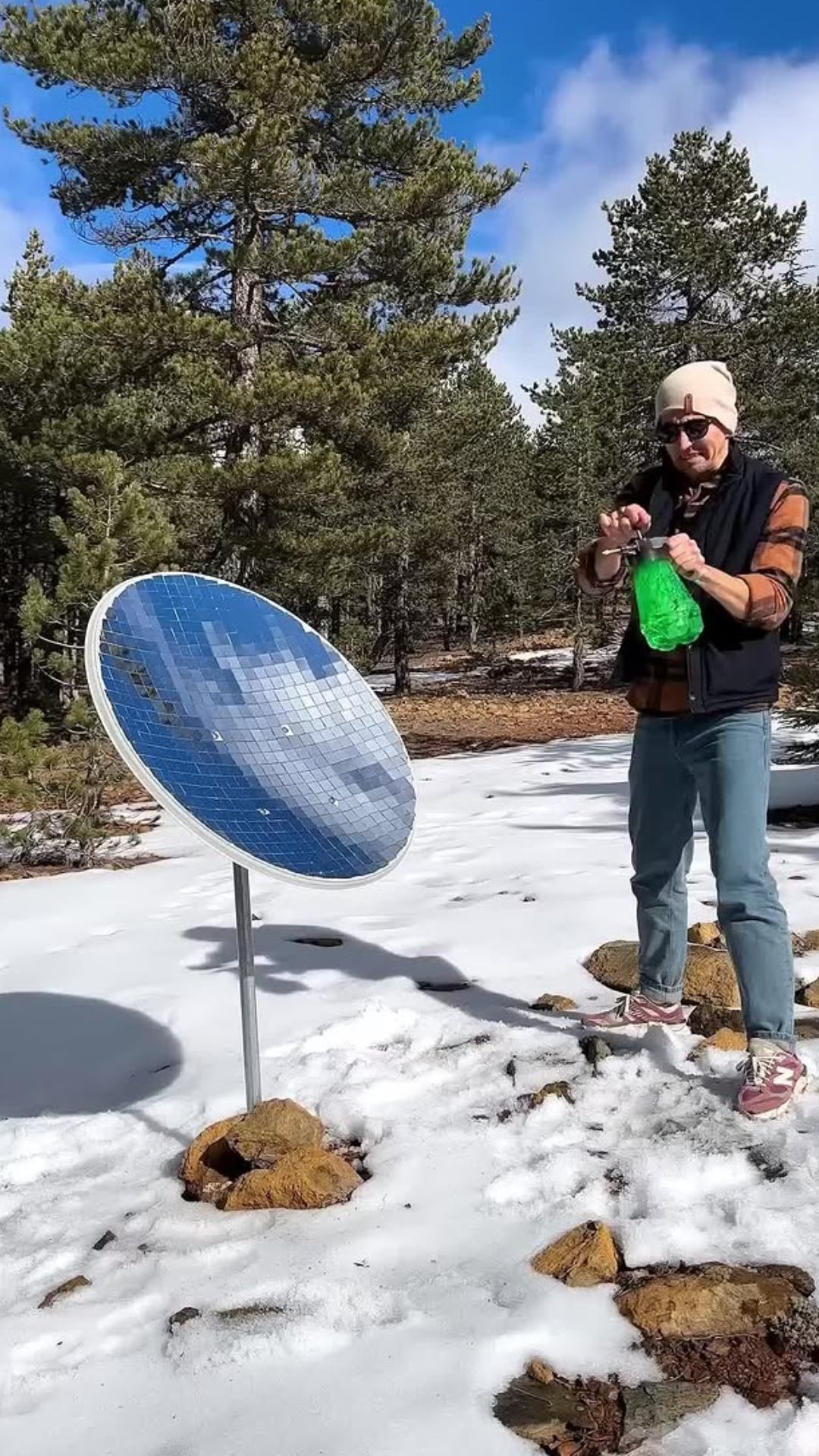 Solar survival hacks: fire starting and snow melting tips