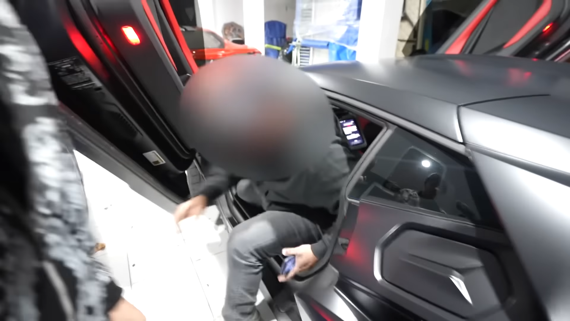 Stranger tried to steal our supercar, caught on camera