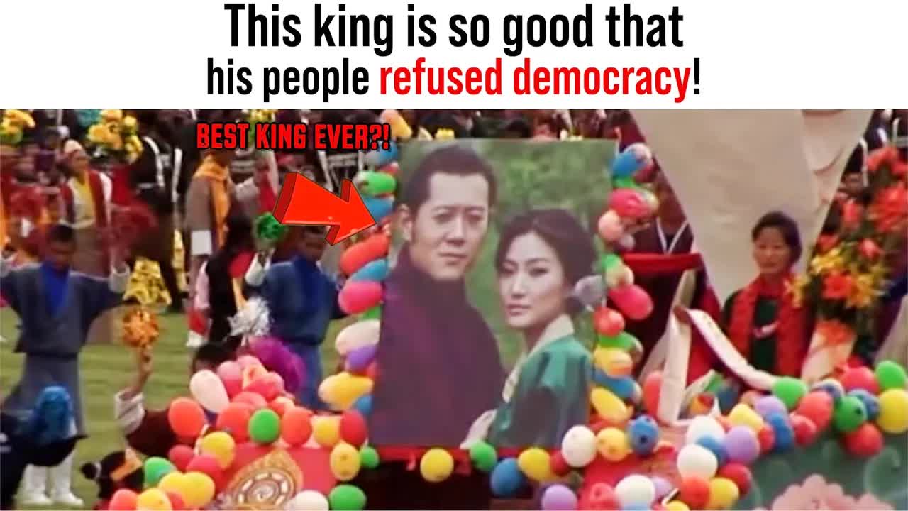 This king is so good his people refused democracy!
