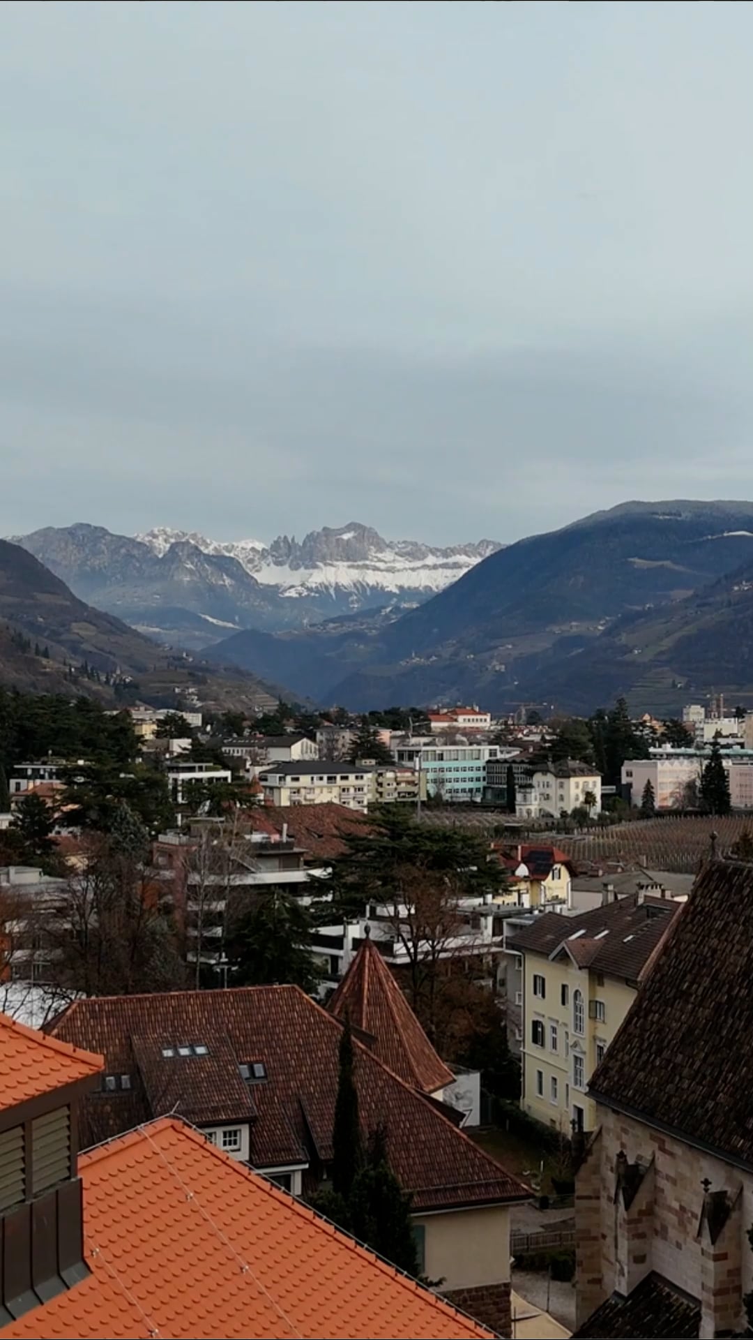 Bolzano, Italy: A drone's view of the Dolomites