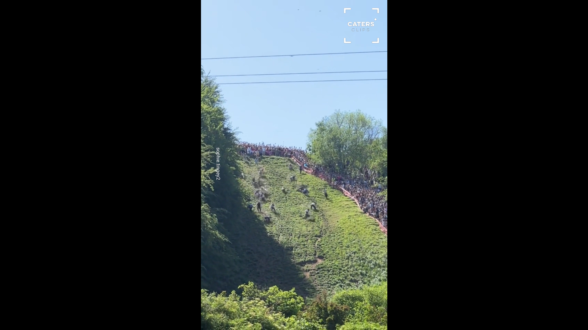 Famous cheese chasing race won by German YouTuber