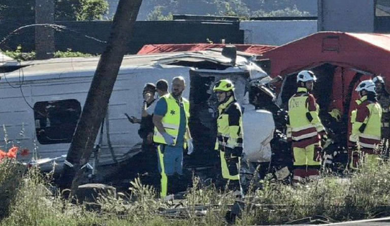Several killed after train collides with school bus in Belgium
