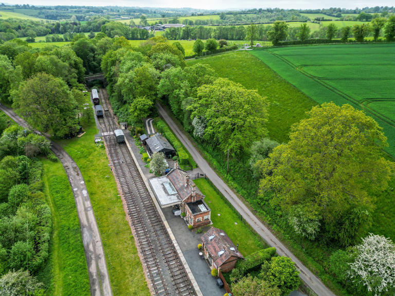 Couple spend £50k turning abandoned train station into retreat