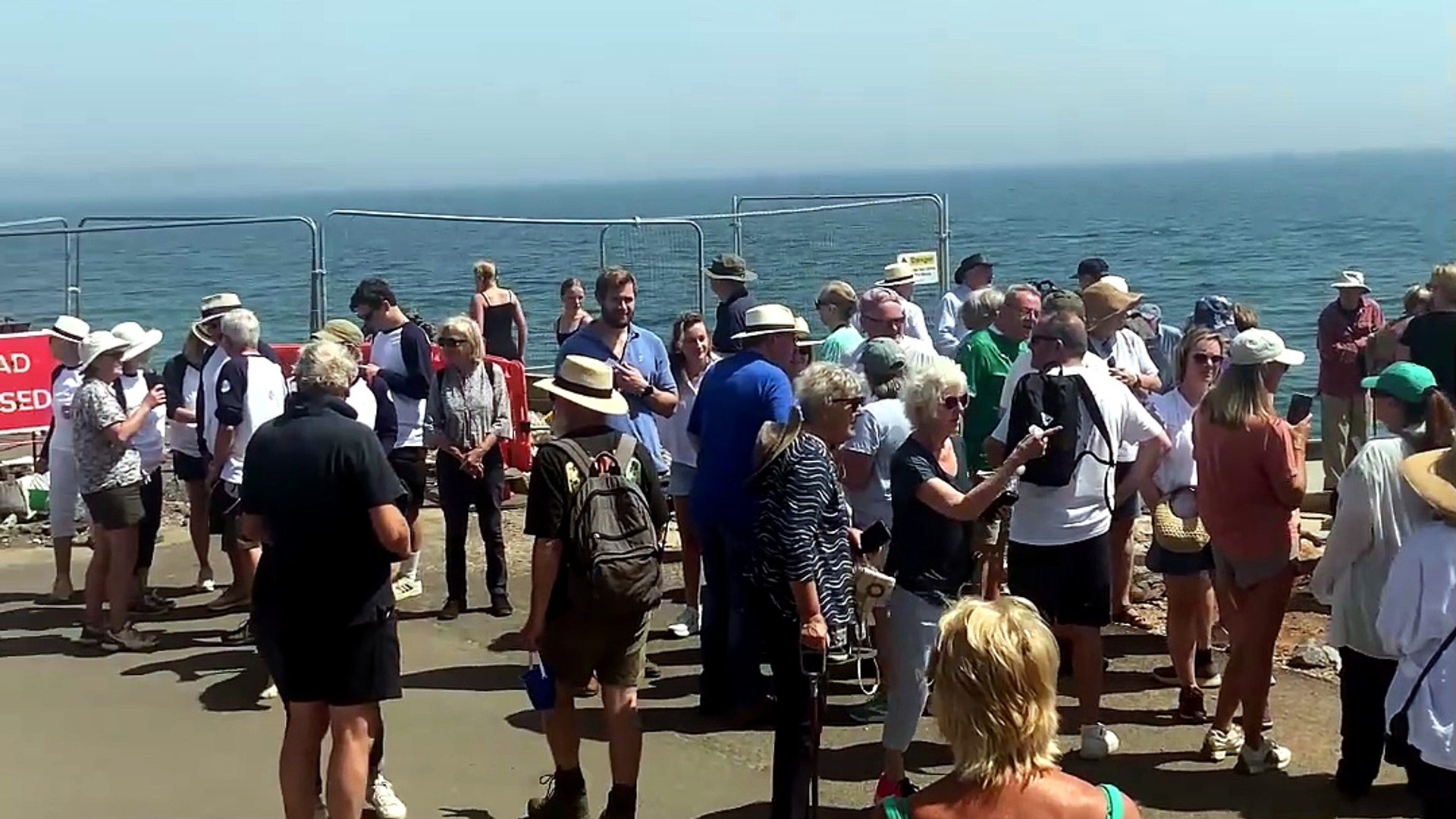Over 500 walkers finished the Slapton Line Walk protest at Tank Car ...