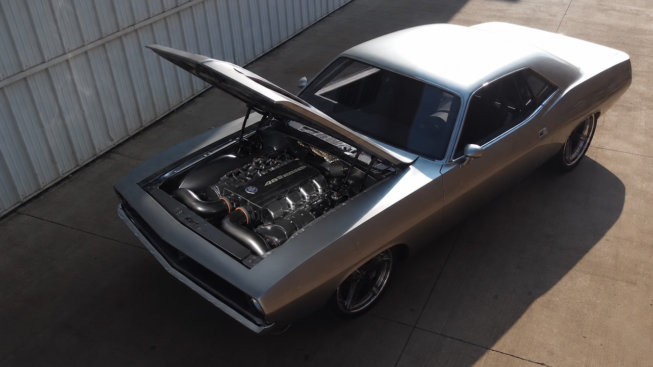 Joe Rogan’s 750hp Sick Fish Cuda is rebuilt by Roadster Shop
