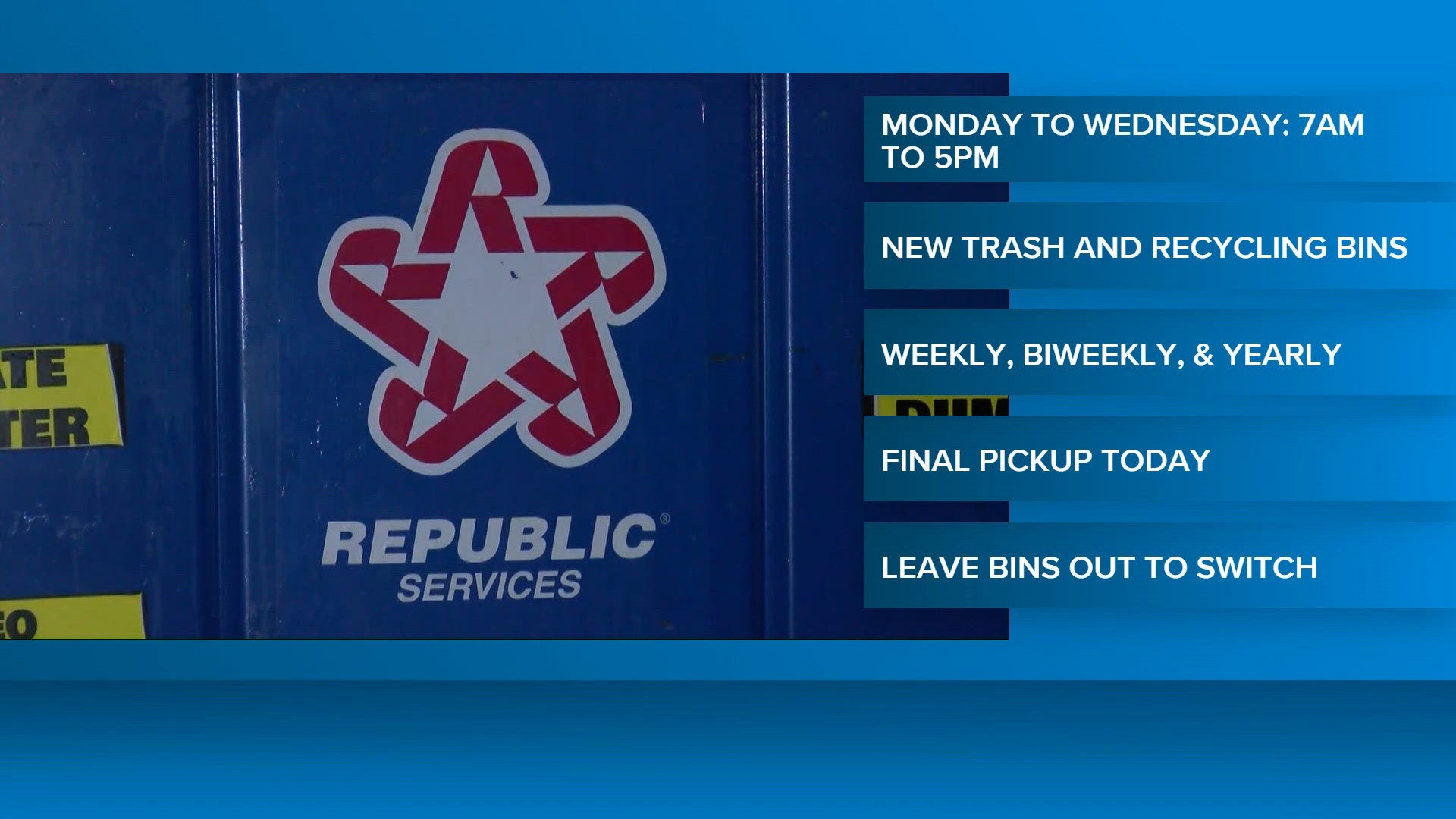Waterville switching trash and recycling providers