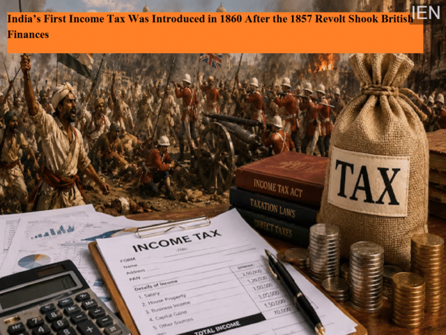 India's first income tax was introduced in 1860 after the 1857 revolt ...