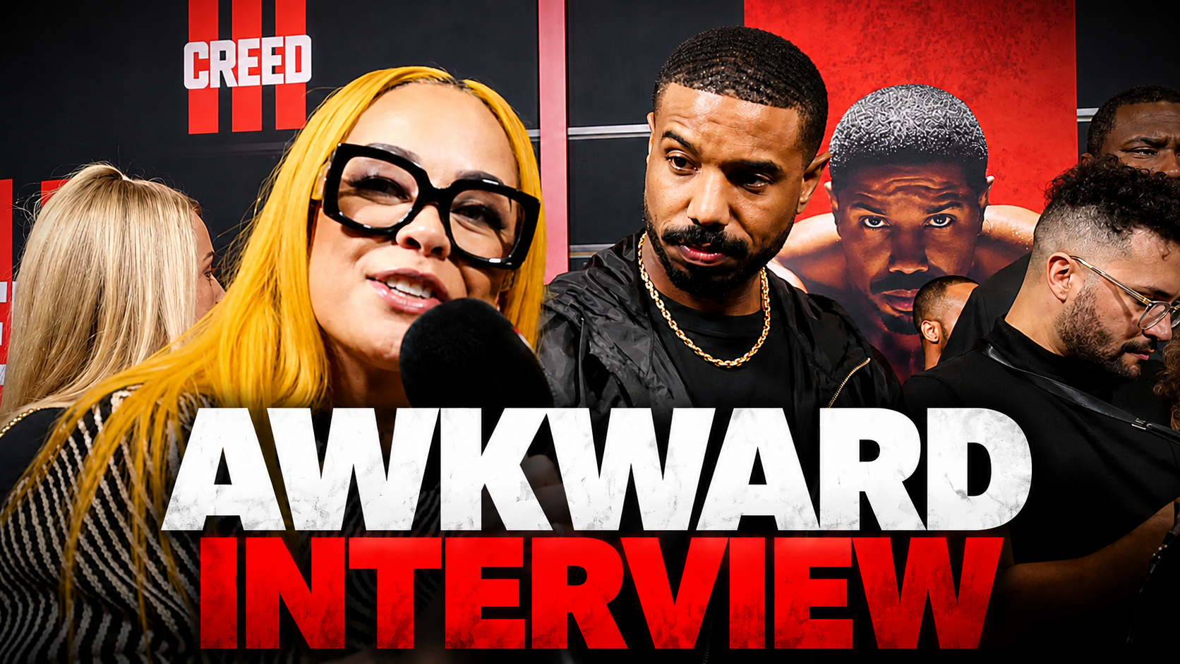 Michael B Jordan calls out former bully during Creed III interview