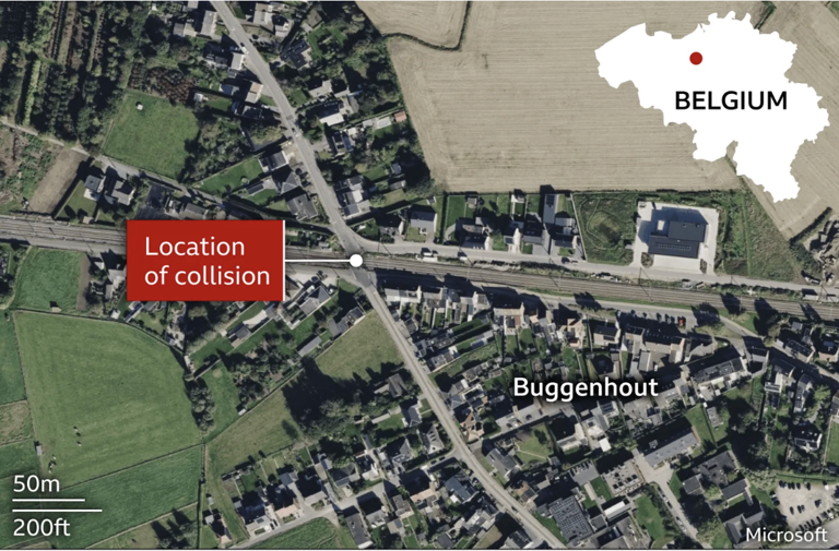 Four dead after train hits school minibus in Belgium