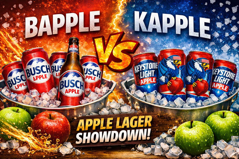 The great apple lager debate – 'Bapple' vs 'Kapple' Busch Light Apple ...