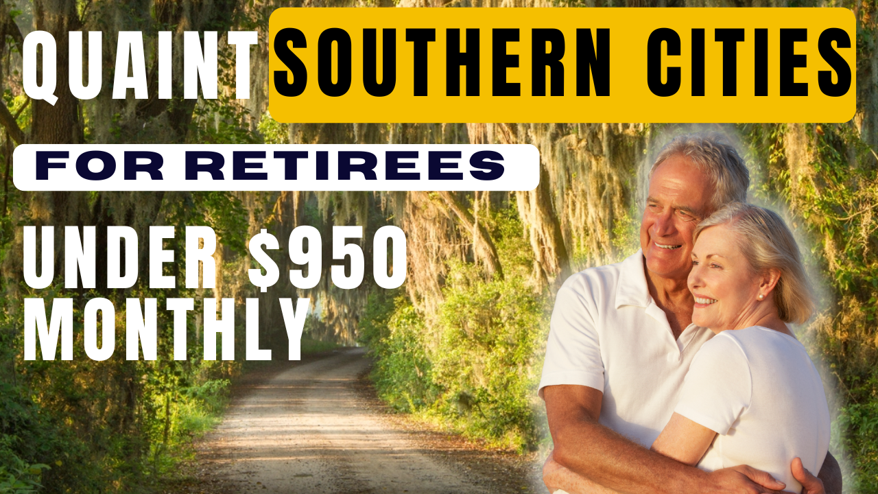 14 quaint Southern cities where you can retire on $950 a month (or less)