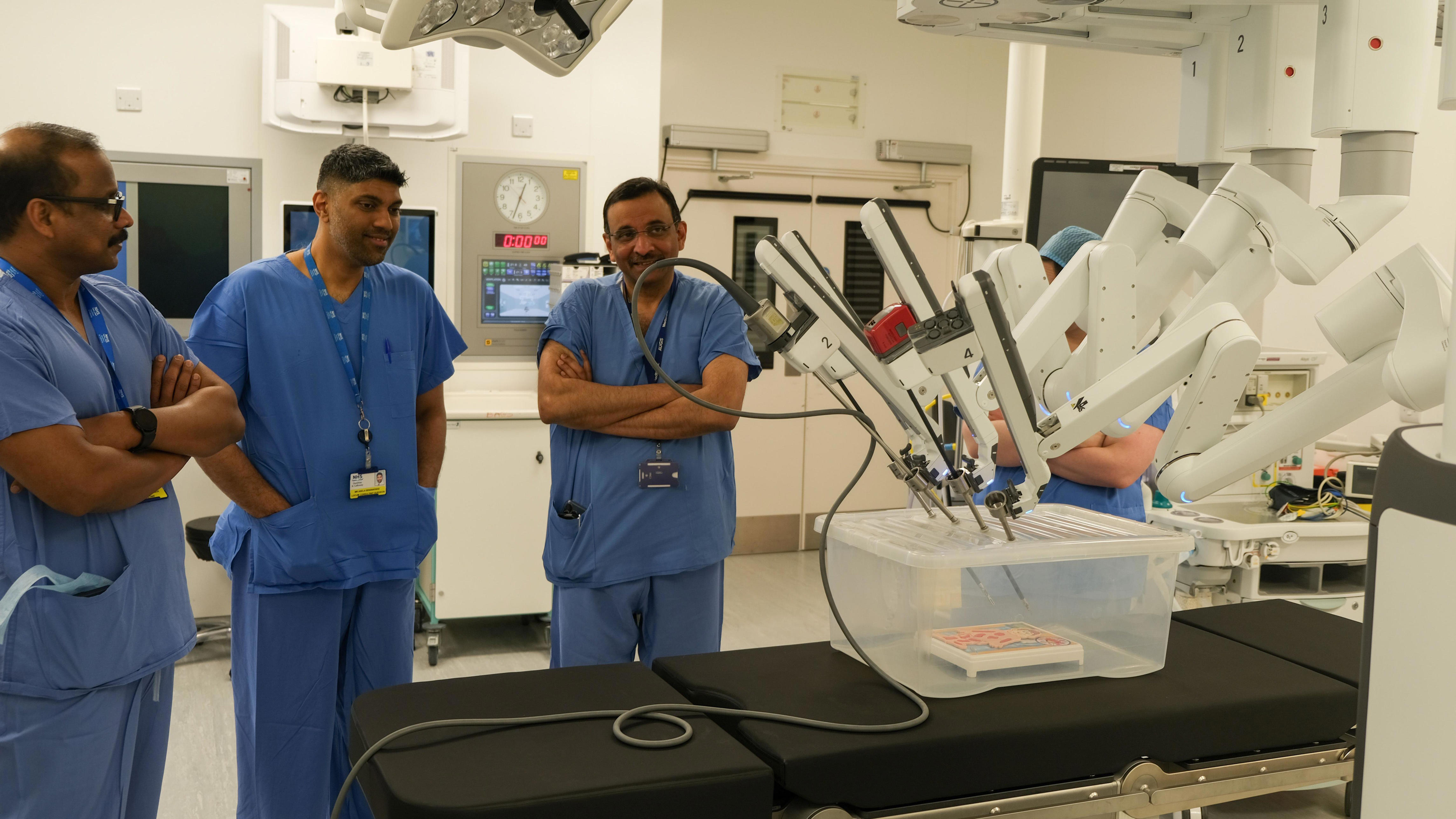 Surgical robot in search of a name after first operation