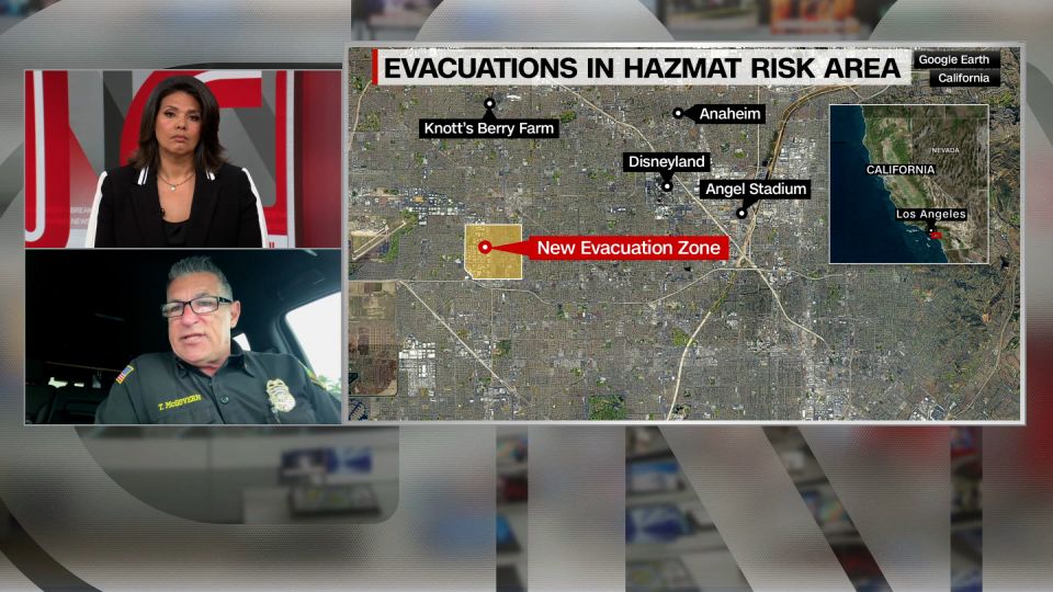 Official gives update on efforts to prevent chemical tank from exploding