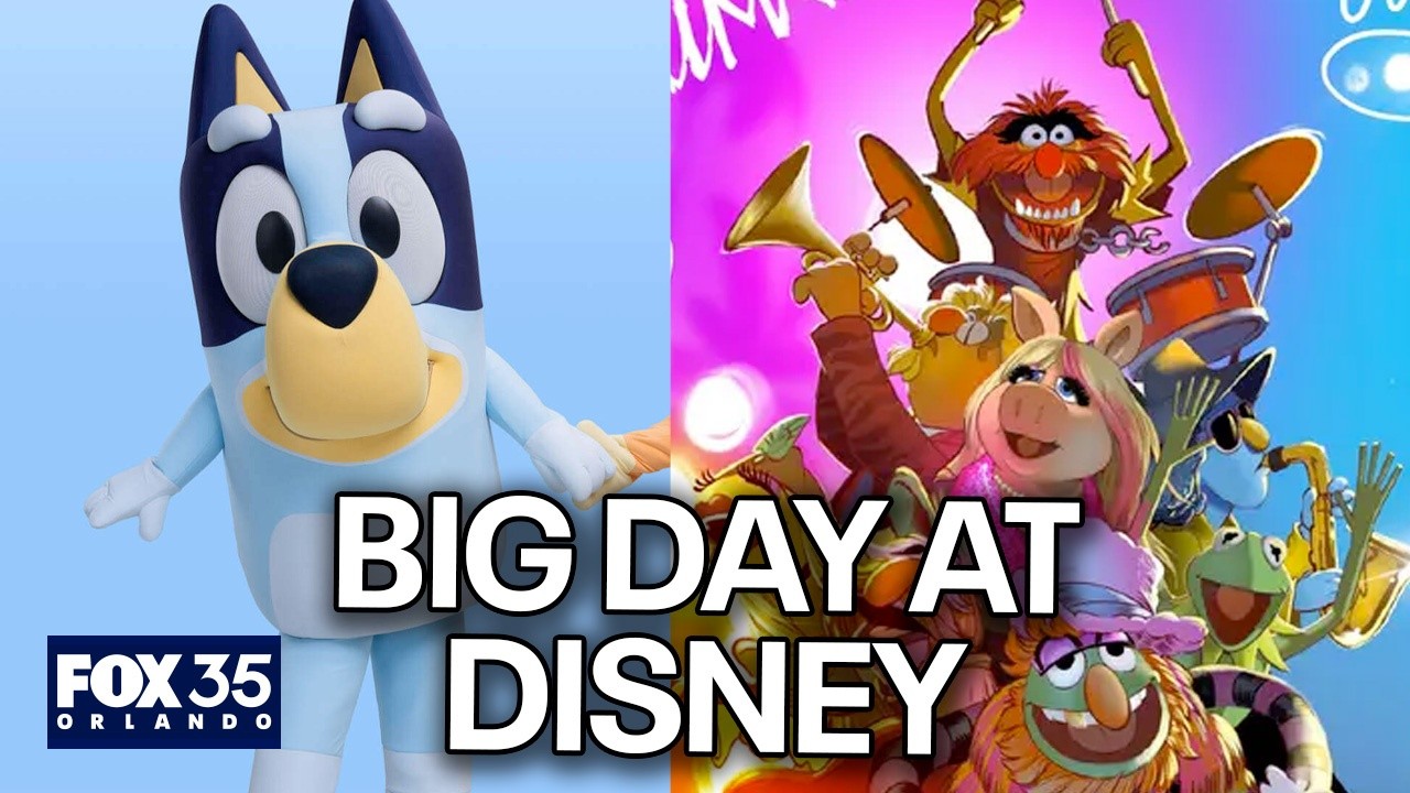 Bluey, Muppets coaster open at Walt Disney World