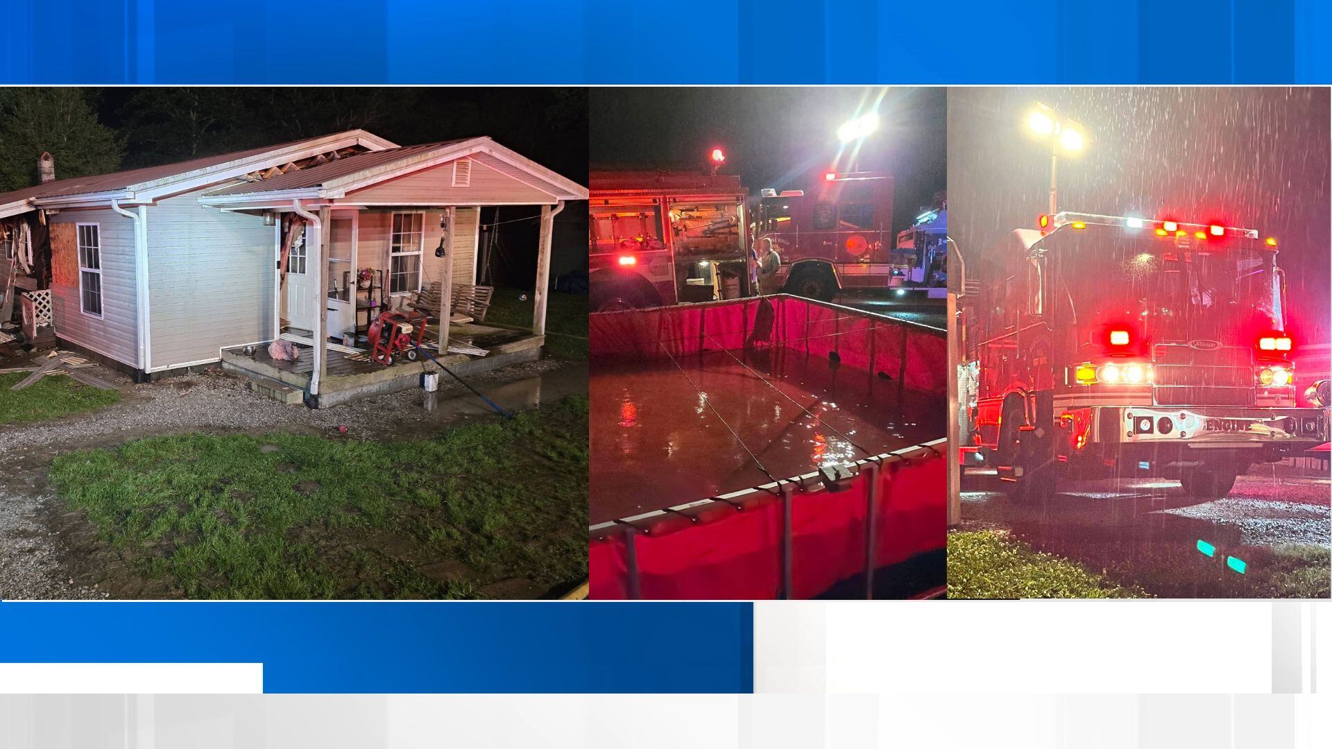 Fire crews responded to fire that extensively damaged home