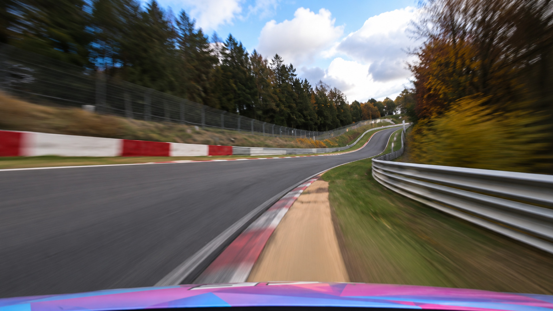 A Nürburgring track close call in a VW Golf GTI