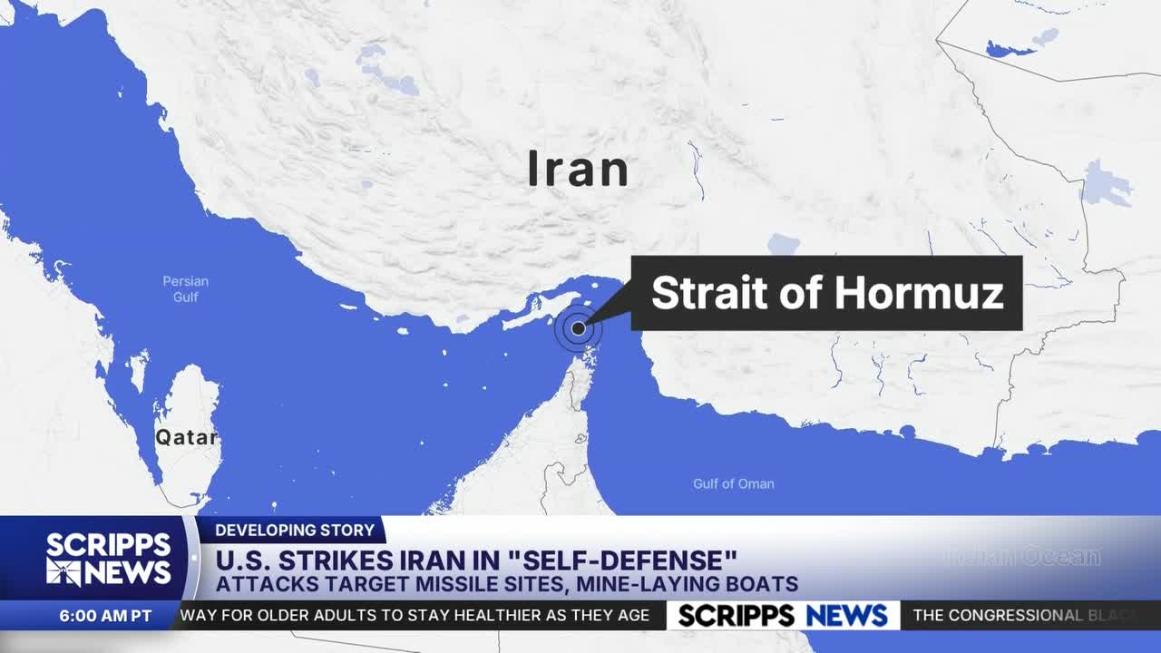 US military carries out 'self-defense' strikes in Iran