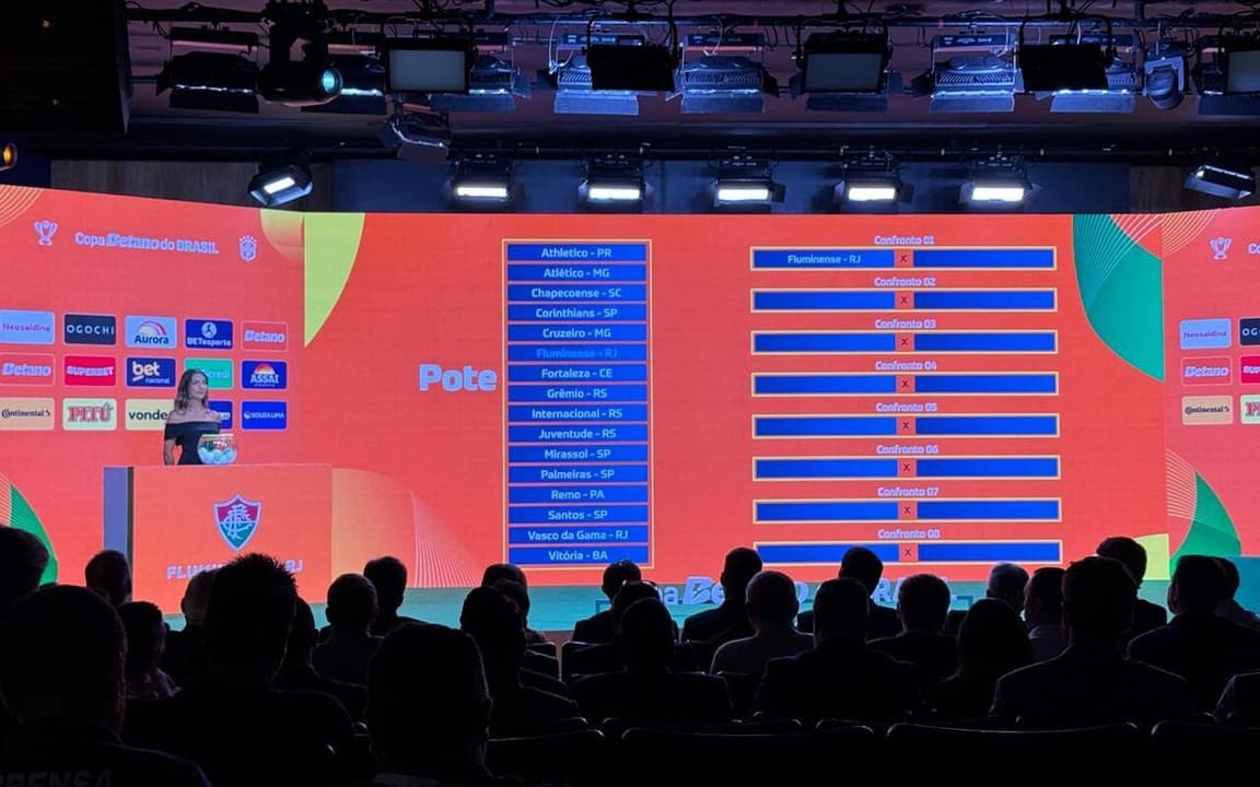 CBF sorteia confrontos das oitavas de final da Copa do Brasil 2026 ...