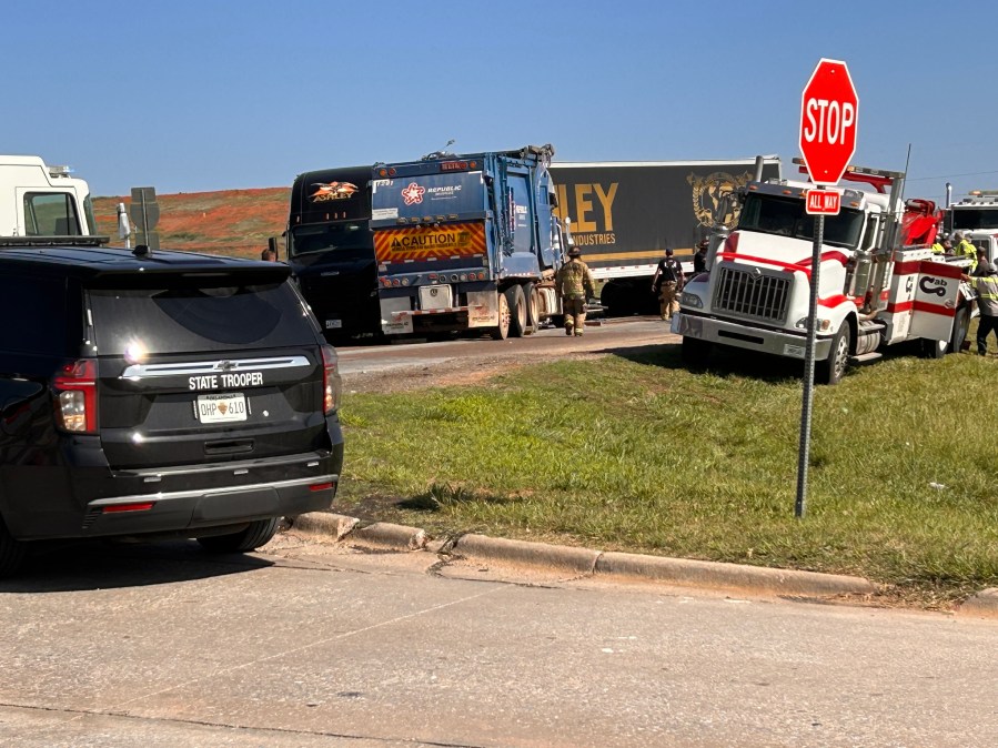 One person seriously injured after crash involving semi-truck and trash ...