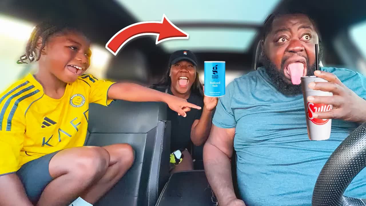 We Poured A Pound Of Salt In My HUSBAND'S Drink To SEE HOW HE REACT'S ...