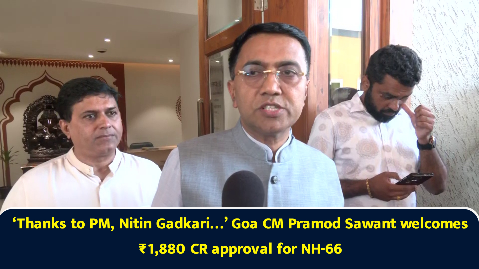 ‘Thanks to PM, Nitin Gadkari…’ Goa CM Pramod Sawant welcomes ₹1,880 cr ...