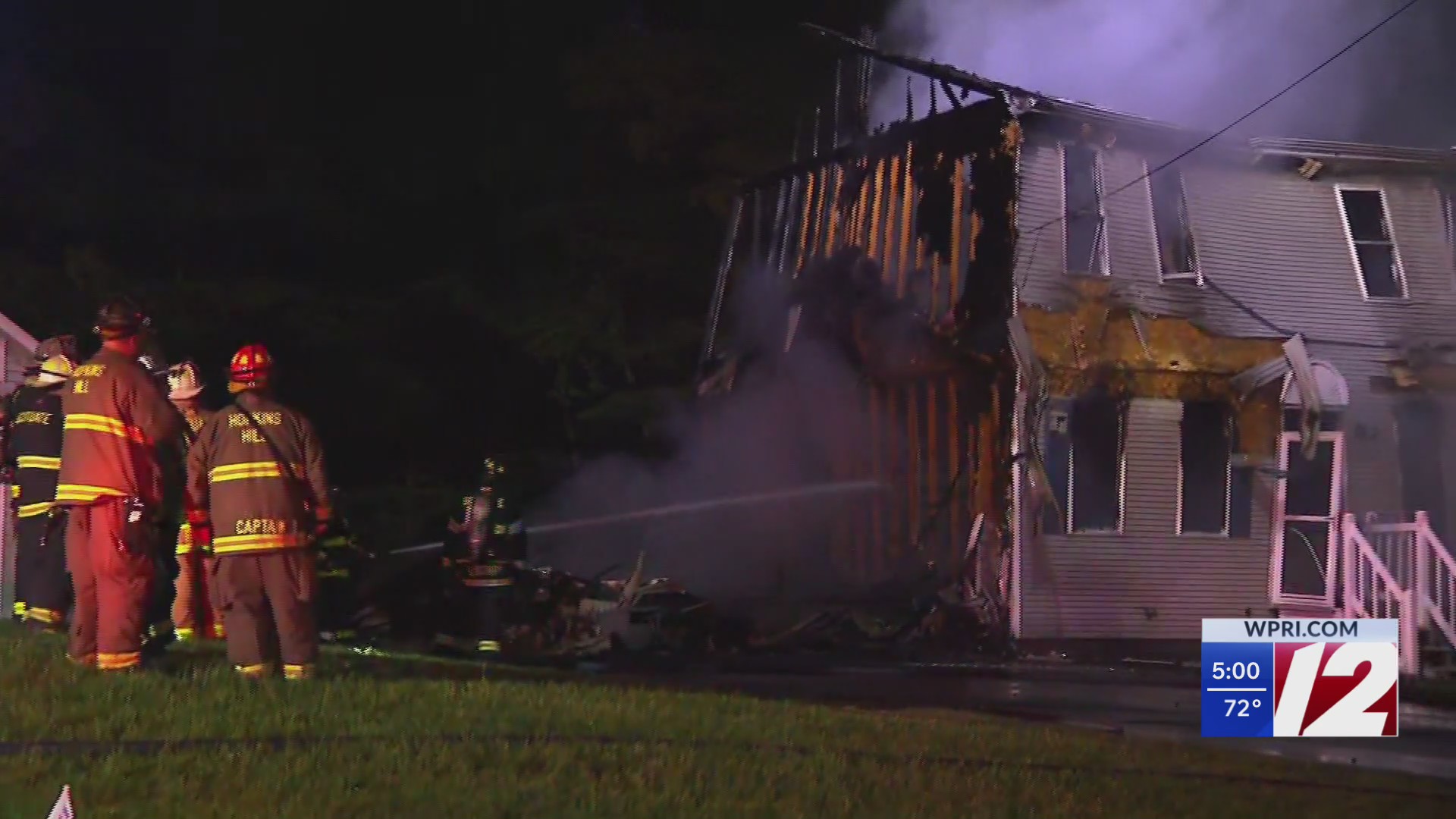 Early morning fire destroys Scituate home