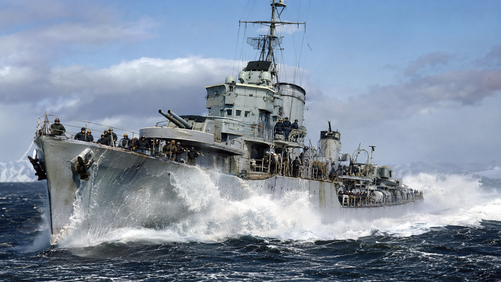The Royal Navy destroyer that won a 64-mile race and proved it was ...