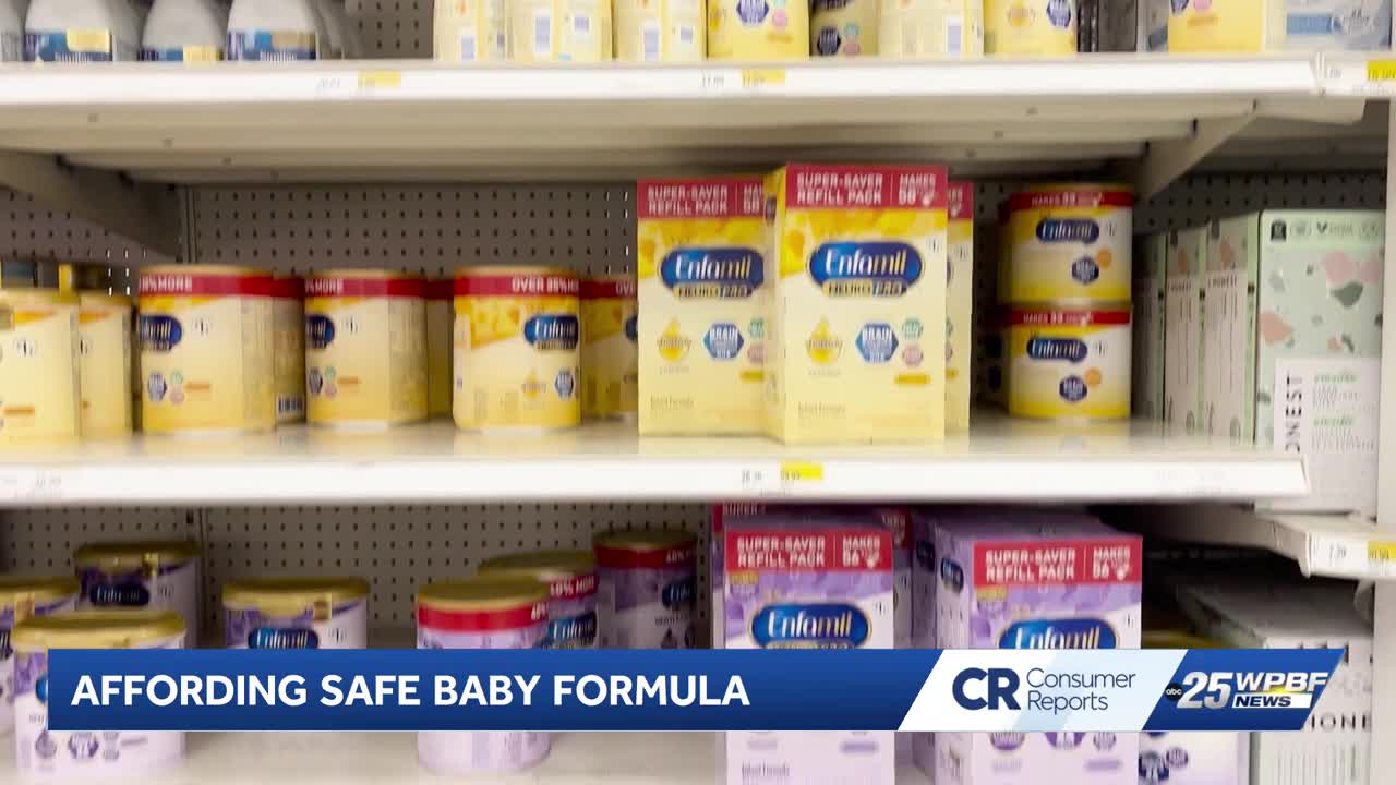 Consumer Reports offers tips for finding safe baby formula at a lower cost