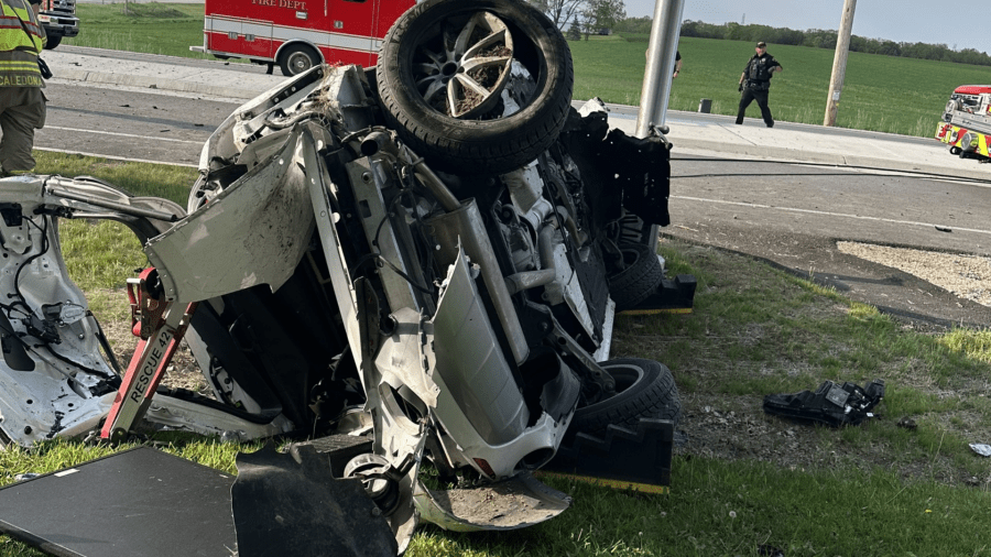 Medical helicopter called after serious crash in Wisconsin