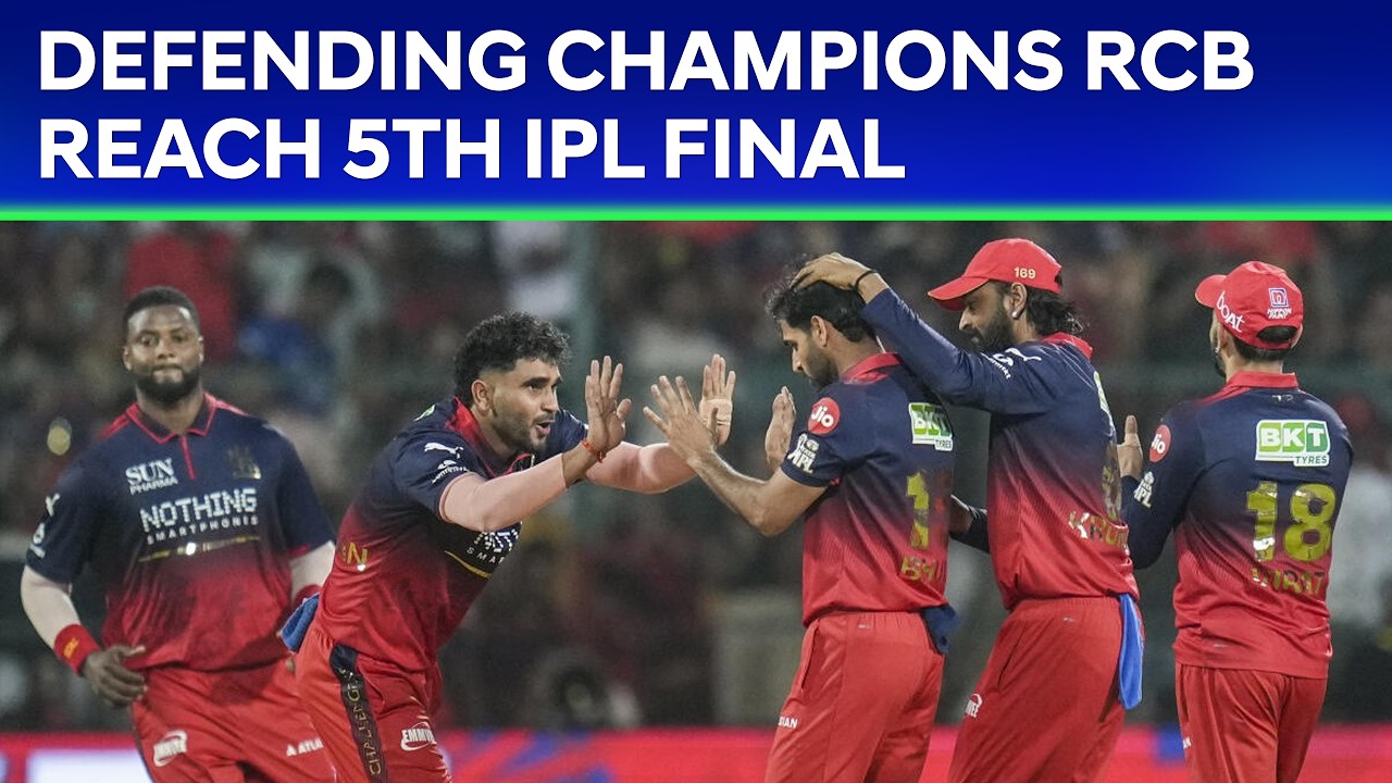 IPL 2026 RCB vs GT | Defending champions RCB storm into 5th IPL final ...