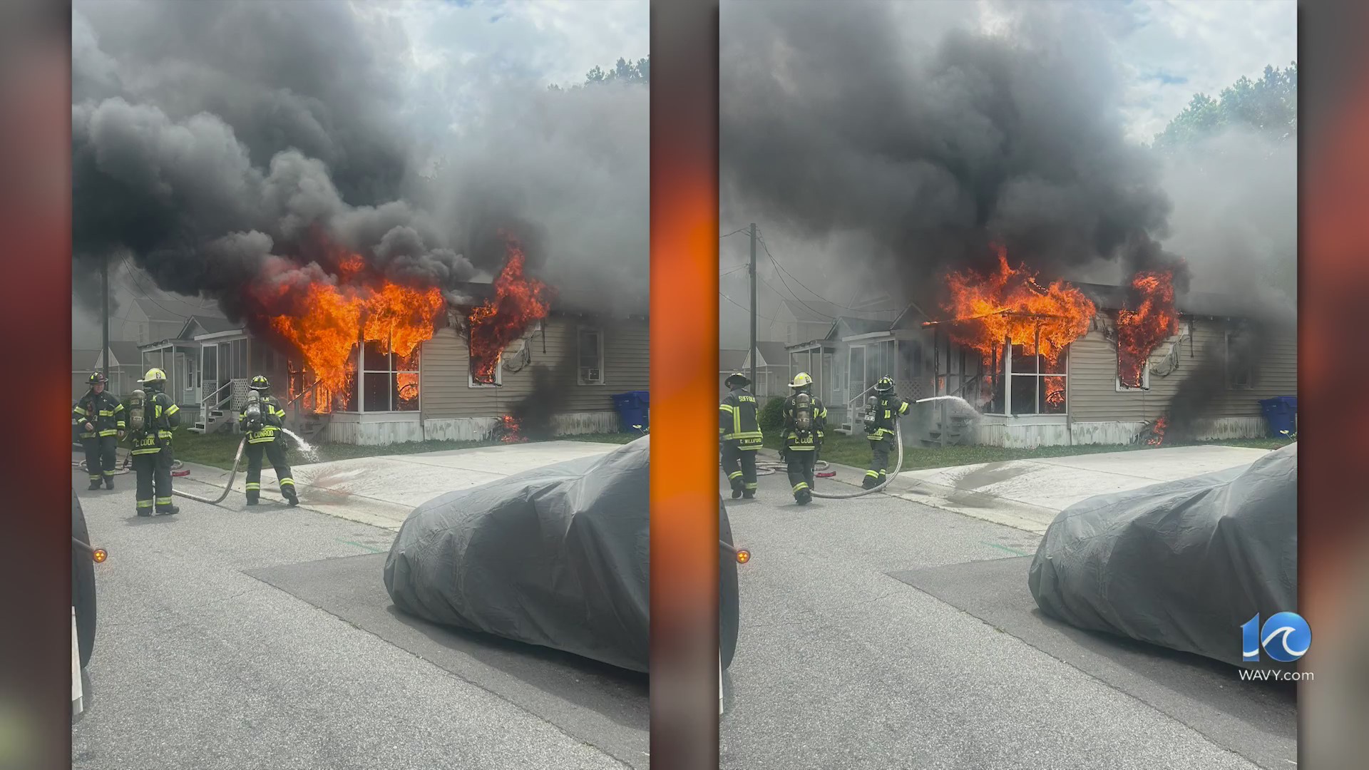 SFR: Two displaced after Osceola Ave house fire