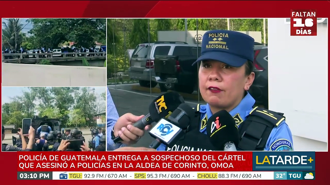 Guatemala entrega a sospechoso de crimen contra policías en Corinto