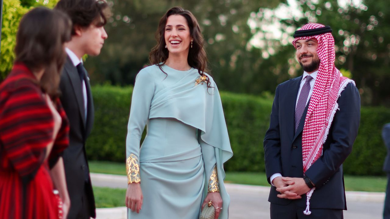 Queen Rania and Princess Rajwa make a case for a box clutch comeback