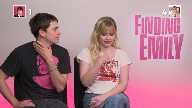 Angourie Rice & Spike Fearn go head-to-head in Finding Emily quiz