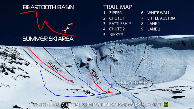 Ski season is underway at North America's lone summer-only ski area ...