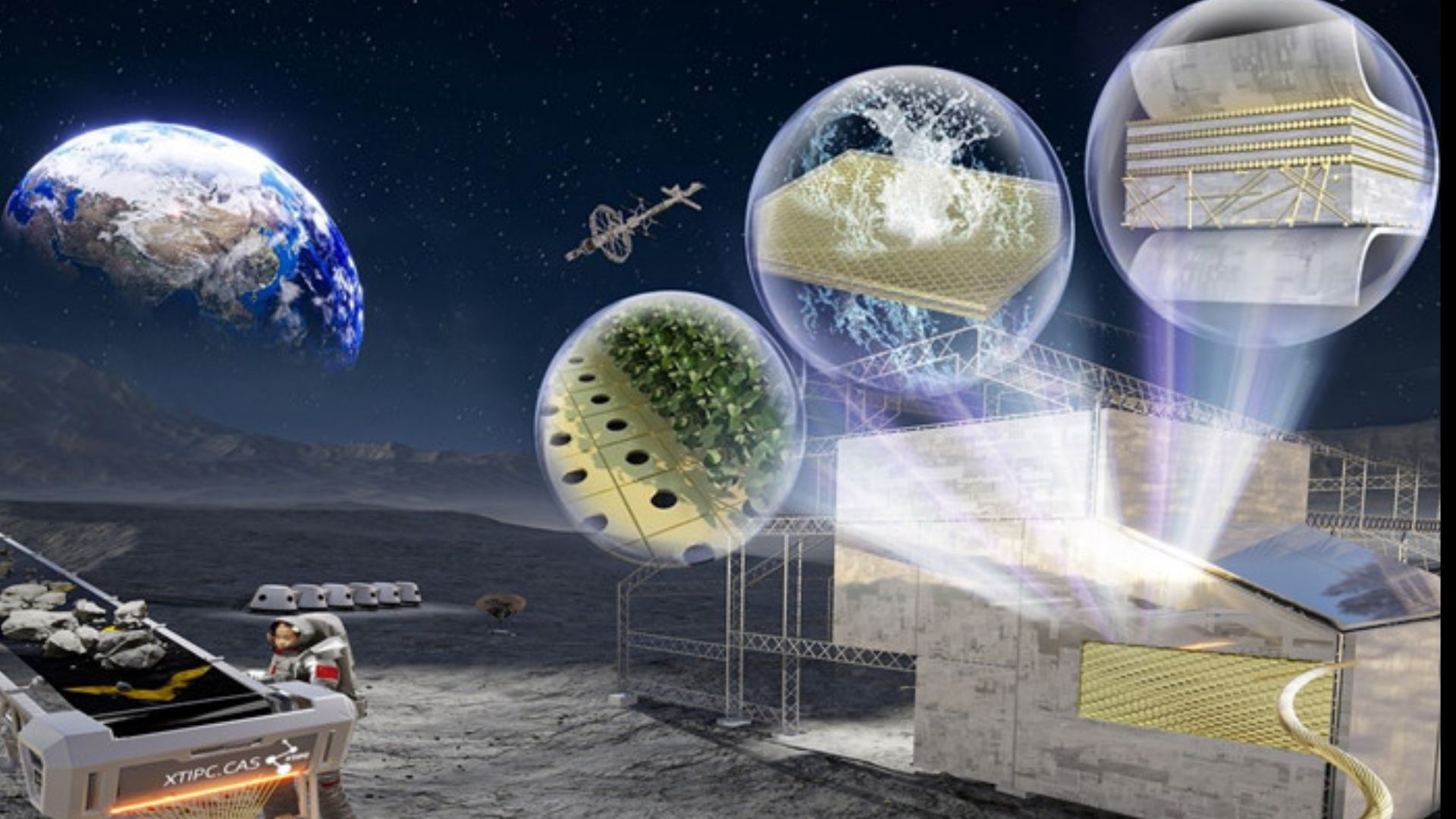China tests lunar soil fibers for future moon base construction